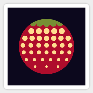 strawberry || russian black Sticker